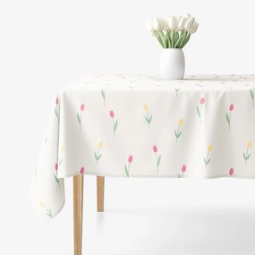 Goldea față de masă 100% bumbac - lalele 100 x 140 cm