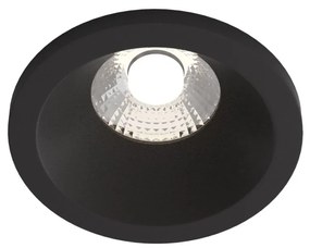 Spot LED incastrabil dimabil design tehnic IP65 Zoom negru 8,5cm