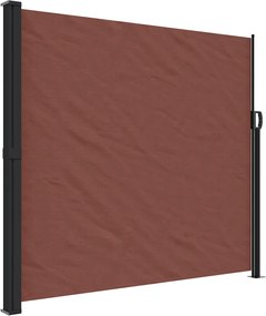 vidaXL Copertina laterală retractabilă, maro, 180x300 cm