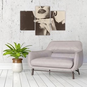 Tablou - Vintage, poza unei femei (90x60 cm)