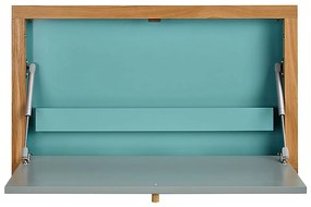 Masă extensibilă de perete Woodman Banti, albastru