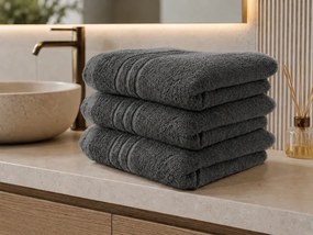 Prosop de corp Classic gri Inchis 70 x 140 cm, 100% bumbac