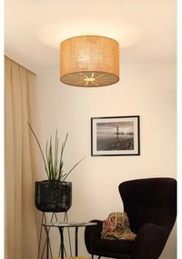 Brilagi - Plafonieră COUNTRY ROLLER 1xE27/15W/230V, Ø 50 cm, bej