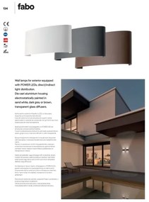 Aplică LED de exterior FABO LED/6W/230V 3000K IP54 gri Redo 90226