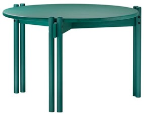 Măsuță de cafea verde rotundă din lemn masiv de pin ø 60 cm Sticks – Karup Design