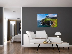 Tablou - Cascada Múlafossur (90x60 cm)