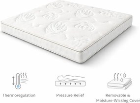 Saltea mediu-fermă din spumă 180x200 cm Smooth Vibe – Bonami Selection