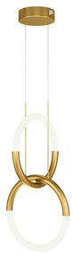 Pendul LED design modern Node auriu