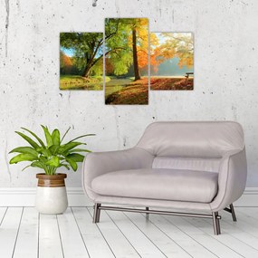 Tablou - Peisaj liniștit de toamnă (90x60 cm)