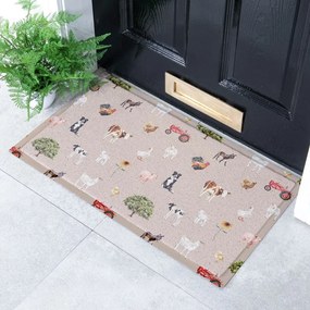 Covoraș de intrare din PVC 40x70 cm Farm Life – Artsy Doormats