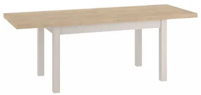 Masă de bucătărie Presto, stejar cremona / crem