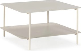 Măsuță de cafea crem din metal 70x73 cm Beatrix – MOME