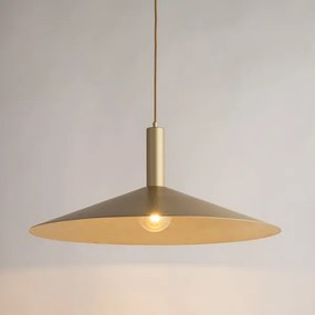 Lustră pe cablu CAPRI 1xE27/15W/230V d. 70 cm auriu