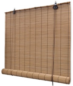 Jaluzea tip rulou, bambus, 150 x 160 cm, maro Maro, 150 x 160 cm
