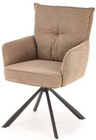 Scaun rotativ K528 velvet cappuccino