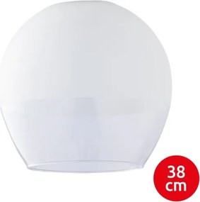 BRILAGI - lustra LED pe cablu RETRO GLASS 1xE27/60W/230V crom mat/alb