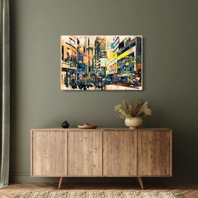 Tablou abstacțiunii pictate (90x60 cm)