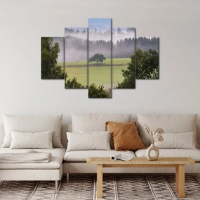 Tablou - Lunca cu copac (150x105 cm)