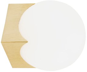 Aplica moderna minimalista AUSTIN auriu/alb