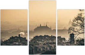 Tablou - Orașul în ceață (90x60 cm)