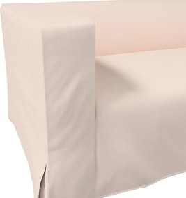 Husă canapea Klippan cu 2 locuri, lungă, cu pliuri contrastante