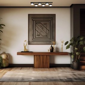 Plafonieră SEMA 6xGX53/15W/230V negru/maro