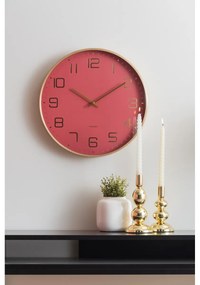 Karlsson 5973RD ceas de perete design roșu,diametru 40 cm