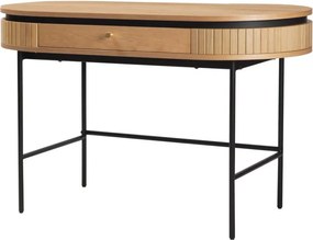 Birou cu furnir de stejar ATELIER 120cm