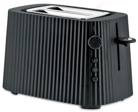 Prăjitor de pâine Plisse, negro - Alessi