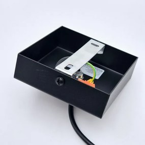 Lustră pe cablu ASTRID 1xE27/60W/230V negru mat