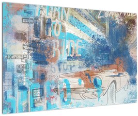 Tablou - Născut să călătorească (90x60 cm)