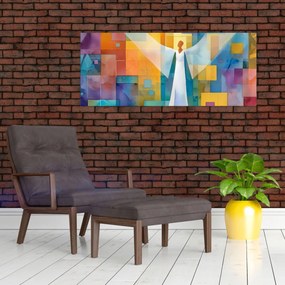 Tablou - Înger geometric (120x50 cm)