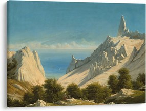 Tablou - Georg Emil Libert, View of Sommerspiret, the Cliffs of Møn, reproducere (70x50 cm)