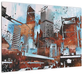 Tablou - Zgârie-nori (70x50 cm)
