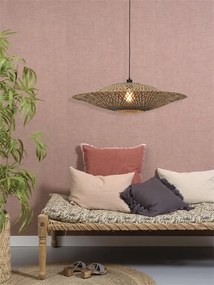 Lustra suspendata din bambus Bali orizontal L, 87cm BALI/H/8720/BN