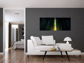 Tablou cu pădurea întunecată (120x50 cm)