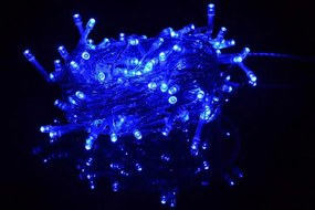Lanț de Crăciun cu LED - 18 m, 200 de LED-uri, albastru
