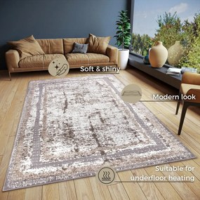 Covor bej/argintiu 120x170 cm Shine Classic – Hanse Home