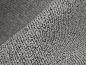 Colțar gri cu tapițerie din țesătură bouclé (cu colț pe partea dreaptă/cu șezlong) Aloha – Makamii