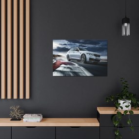 Tablou Canvas White BMW 120x80 cm