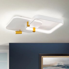 Plafoniera LED moderna GRACE alb/auriu