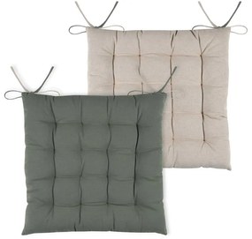 Pernă pentru scaun cu legături DUO, 100% bumbac, 40 x 40 cm