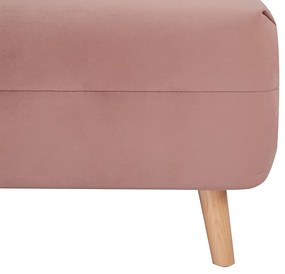 Fotoliu extensibil Culoare Roz, SPIKE VELVET