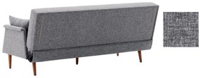 Canapea extensibilă cu 3 locuri Navan Sofa Bed-Grey Gri