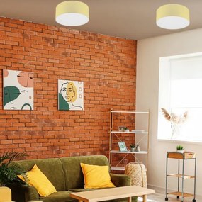 Plafonieră SIRJA PASTEL DOUBLE 2xE27/15W/230V d. 35 cm galben