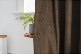 Draperie opaca DUNES VELVET 140x250 cm, maro Agatat: Rejansa