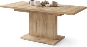 Mazzoni ASTON MINI Stejar Craft Auriu - MĂSUȚĂ DE CAFEA MODERNĂ EXTENSIBILĂ REGLABILĂ PE ÎNĂLȚIME MASĂ TRANSFORMABILĂ