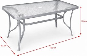 Set mobilier de grădină 10 piese Avenberg IBIZA