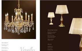 Candelabru 8 brate LUX cu cristale Scholer, Versailles