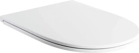 Capac WC softclose Omnires Ottawa Comfort slim finisaj alb mat